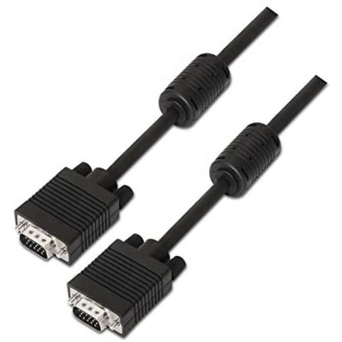Nanocable Cable SVGA 10.15.0101 VGA Macho a VGA Macho 1m Negro Nanocable Cable SVGA 10.15.0101 VGA Macho a VGA Macho 1m Negro
