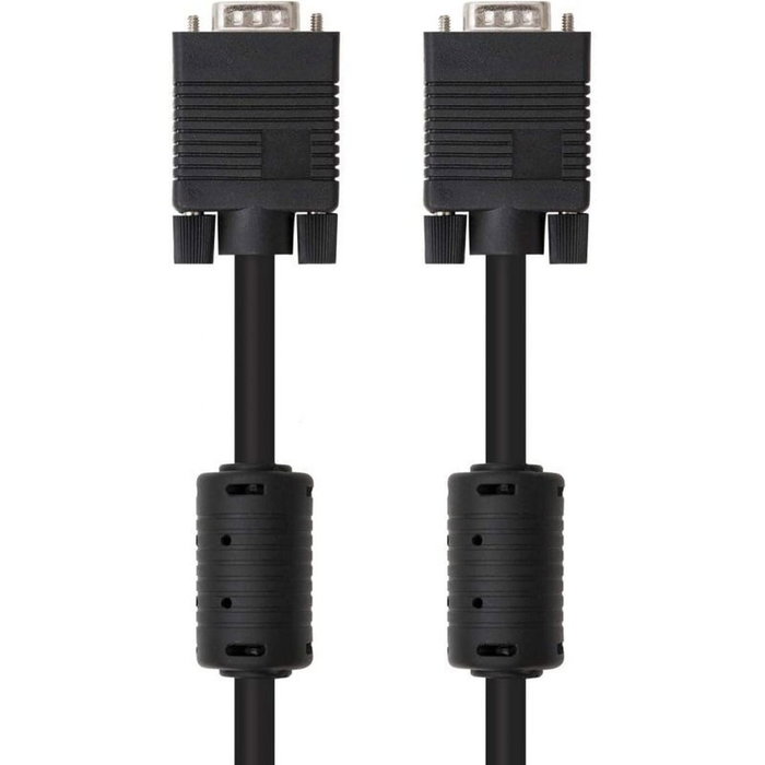 Nanocable Cable SVGA 10.15.0101 VGA Macho a VGA Macho 1m Negro Nanocable Cable SVGA 10.15.0101 VGA Macho a VGA Macho 1m Negro