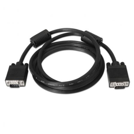 Nano Cable 10.15.0101 Cable SVGA Macho - Macho 1m Negro con Ferritas