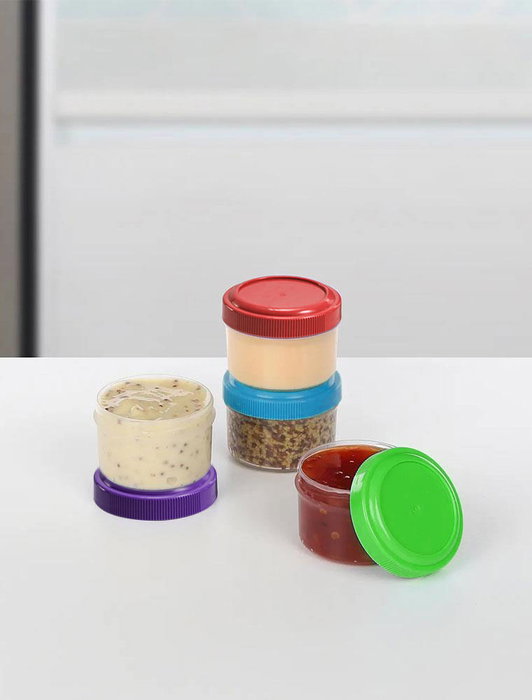 Privilege Set 6 Mini Fiambreras 35ml con Tapa, 4.5 cm x 3.4 cm x 4.5 cm (24 Unidades) Privilege Set 6 Mini Fiambreras 35ml con Tapa, 4.5 cm x 3.4 cm x 4.5 cm (24 Unidades)