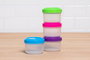Privilege Set 6 Mini Fiambreras 35ml con Tapa, 4.5 cm x 3.4 cm x 4.5 cm (24 Unidades)