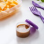 Privilege Set 6 Mini Fiambreras 35ml con Tapa, 4.5 cm x 3.4 cm x 4.5 cm (24 Unidades)
