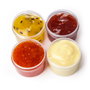 Privilege Set 6 Mini Fiambreras 35ml con Tapa, 4.5 cm x 3.4 cm x 4.5 cm (24 Unidades)