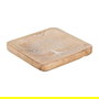 S/2 Bandejas Blanco-Natural 15 X 15 X 2,50 cm (Set de 2)
