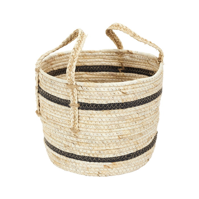 Home Deco Factory Juego de 3 Cestas Mirage Ecológicas con Asas Home Deco Factory Juego de 3 Cestas Mirage Ecológicas con Asas