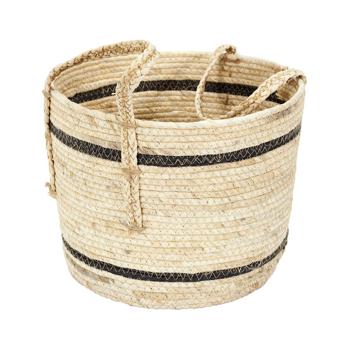 Home Deco Factory Juego de 3 Cestas Mirage Ecológicas con Asas Home Deco Factory Juego de 3 Cestas Mirage Ecológicas con Asas