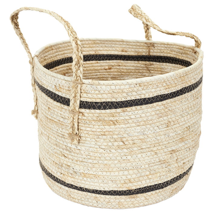 Home Deco Factory Juego de 3 Cestas Mirage Ecológicas con Asas Home Deco Factory Juego de 3 Cestas Mirage Ecológicas con Asas