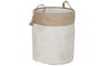 DKD Home Decor Cesta Ropa Natural Crema 38 x 48 x 38 cm (2 Unidades)