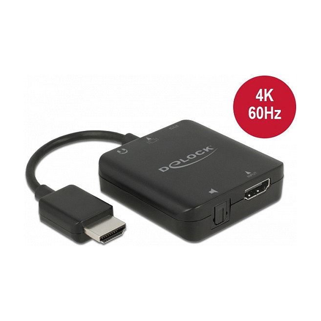 DeLOCK Extractor de audio HDMI 4K 60 Hz compacto DeLOCK Extractor de audio HDMI 4K 60 Hz compacto