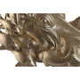 DKD Home Decor Figura Resina HIPO Dorado y Negro 33x21,5x45 cm