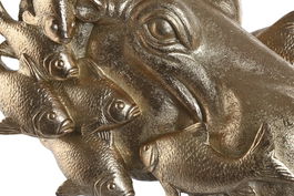 DKD Home Decor Figura Colonial Dorado Negro 21.5 x 45 x 33 cm