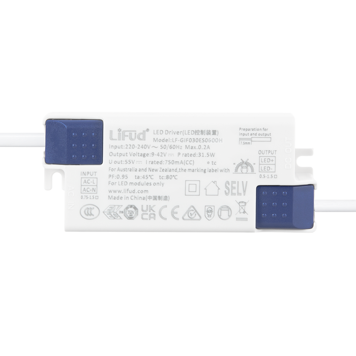 Philips Downlight LED 24W 6000K CW con Driver Lifud Flicker Free