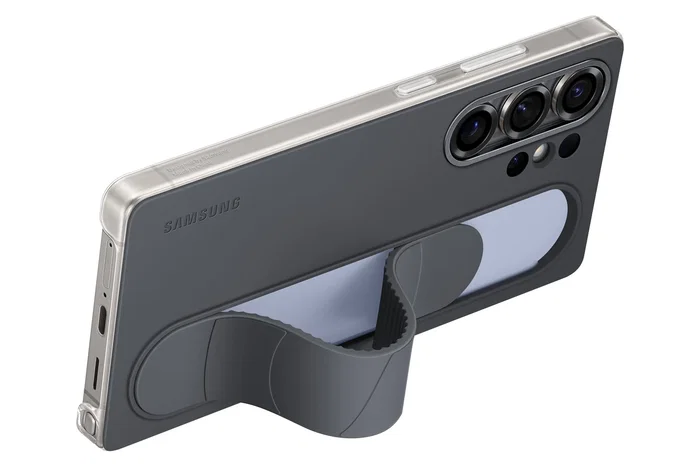 Samsung EF-GS938CBEGWW - Funda con Soporte y Agarres para Galaxy S25 Ultra 17,5 cm (6.9") - Negra Silicona Resistente a Golpes