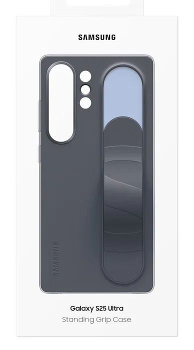 Samsung EF-GS938CBEGWW - Funda con Soporte y Agarres para Galaxy S25 Ultra 17,5 cm (6.9") - Negra Silicona Resistente a Golpes