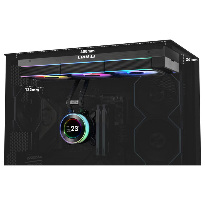 Lian Li HYDROSHIFT II LCD-C 360CL | AiO-Wasserkühlung Lian Li HYDROSHIFT II LCD-C 360CL | AiO-Wasserkühlung