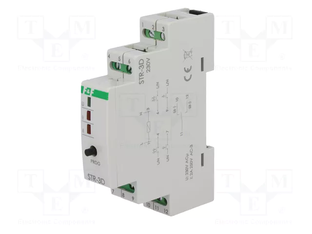 F&F Controlador de persianas Smart Home para raíl DIN