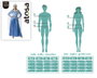Disfraz Princesa Azul Mujer Adulto XL