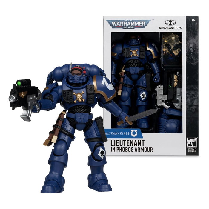 McFarlane Toys Warhammer 40,000 Lieutenant in Phobos Armor (Ultramarines) 18 cm McFarlane Toys Warhammer 40,000 Lieutenant in Phobos Armor (Ultramarines) 18 cm
