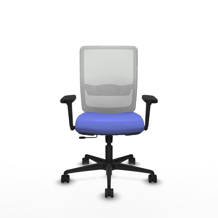 PIQUERAS Y CRESPO Silla de oficina Haches con mecanismo Sincro/Traslack, Azul claro y Blanco PIQUERAS Y CRESPO Silla de oficina Haches con mecanismo Sincro/Traslack, Azul claro y Blanco