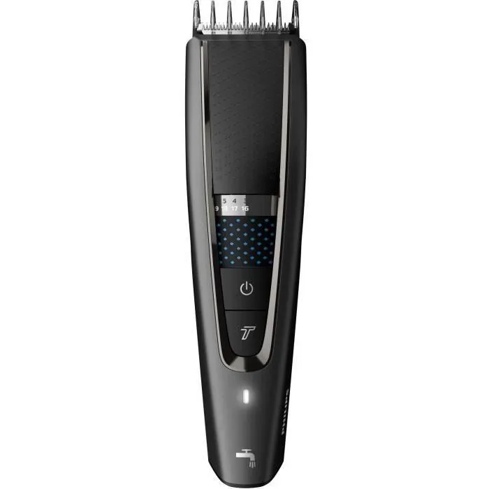 Philips HC7650/15 Cortapelos y Barba Serie 7000 con Tecnología Dualcut y Trim-n-Flow, 28 Alturas de Corte, Autonomía 90min, Incluye Kit Peluquero y Bolsa de Viaje