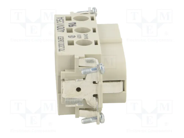 WIELAND Conector HDC hembra 6 pines 35A serie 70 industrial WIELAND Conector HDC hembra 6 pines 35A serie 70 industrial
