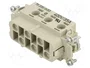 WIELAND Conector HDC hembra 6 pines 35A serie 70 industrial