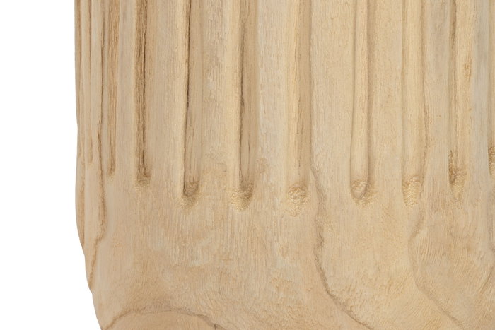 DKD Home Decor Macetero Natural 32 x 32 x 69 cm Madera Paulownia