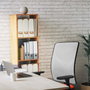 PIQUERAS Y CRESPO Silla de oficina Motilla con mecanismo Sincro, Gris claro y Blanco