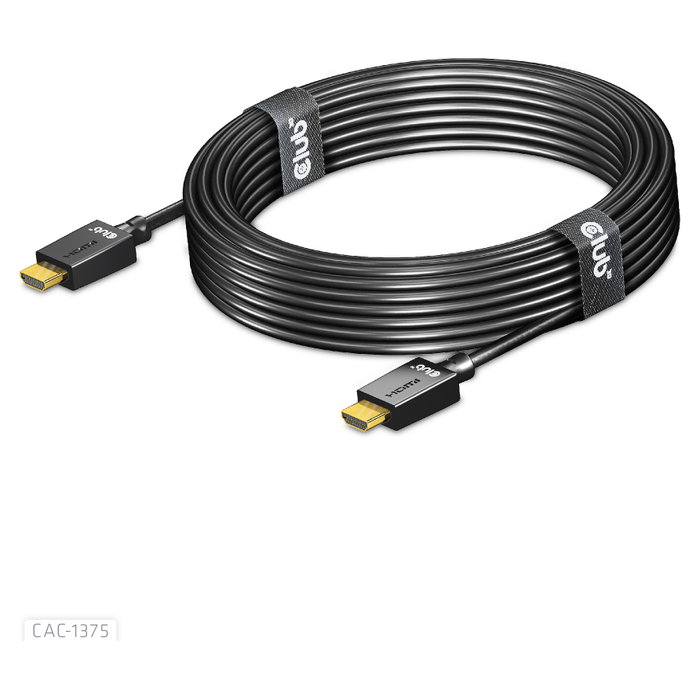 Club3D CAC-1375 Cable HDMI 2.1 Ultra High Speed 10K HDR 5m Club3D CAC-1375 Cable HDMI 2.1 Ultra High Speed 10K HDR 5m