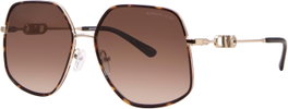 Michael Kors MK1127J-101413-59 Gafas de sol Marrón/Dorado