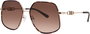 Michael Kors MK1127J-101413-59 Gafas de sol Marrón/Dorado