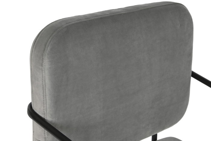 DKD Home Decor Butaca Gris Poliester y Metal 71 x 72 x 55 cm