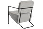DKD Home Decor Butaca Gris Poliester y Metal 71 x 72 x 55 cm