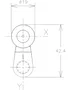 TELEMECANIQUE SENSORS Cabezal de accionamiento con palanca R 34,4mm