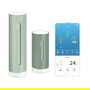 NetAtmo NWS-M-EC Estación Meteorológica Inteligente con Calidad del Aire, Color Menta, 2ª Generación, Conectividad WiFi y Alexa