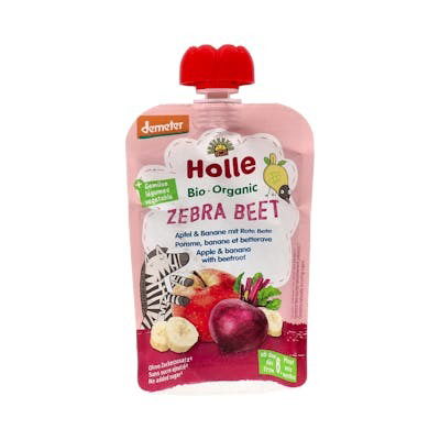HOLLE Smoothie Zebra Beet Manzana-Remolacha 6Meses 100Gr HOLLE Smoothie Zebra Beet Manzana-Remolacha 6Meses 100Gr