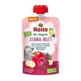 HOLLE Smoothie Zebra Beet Manzana-Remolacha 6Meses 100Gr