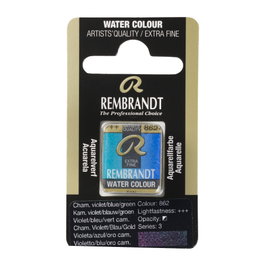 Rembrandt Acuarela Pastilla Violeta/Azul/Oro Camaleón