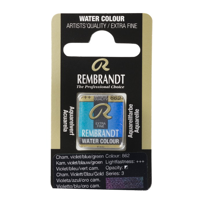 Rembrandt Acuarela Pastilla Violeta/Azul/Oro Camaleón Rembrandt Acuarela Pastilla Violeta/Azul/Oro Camaleón