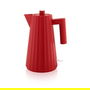 Alessi MDL06 R PLISSE Hervidor Eléctrico Rojo 1.7 Litros