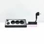 Nanocable 10.37.0013-BK - Regleta de Sobremesa con 3 Tomas + 2 Puertos USB (USB-A y USB-C) para Carga Rápida 18W - Interruptor con Luz LED - Cable 1.5m - Negro