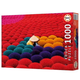Educa Puzzle 1000 piezas Aldea Del Incienso, Vietnam con FIX PUZZLE®