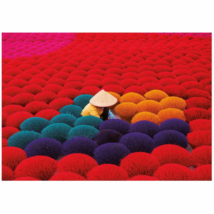 Educa Puzzle 1000 piezas Aldea Del Incienso, Vietnam con FIX PUZZLE®