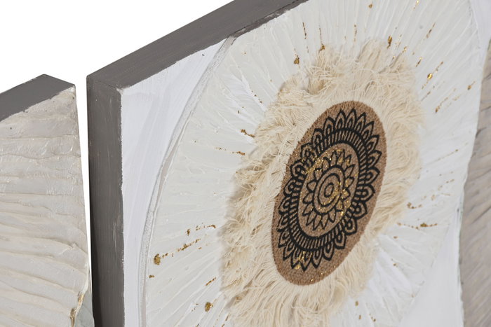 DKD Home Decor Cuadro Lienzo MDF 150x3x50 Círculos Surtido de 2 Piezas DKD Home Decor Cuadro Lienzo MDF 150x3x50 Círculos Surtido de 2 Piezas