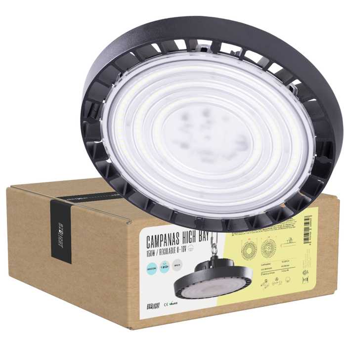 BX3 Light Campana High Bay LED 150W IP65 6000K 120º [BX3-HVB150W-N2-CW]