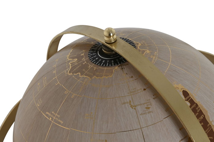 DKD Home Decor Globo Terráqueo Vintage Dorado Rosa Palo DKD Home Decor Globo Terráqueo Vintage Dorado Rosa Palo