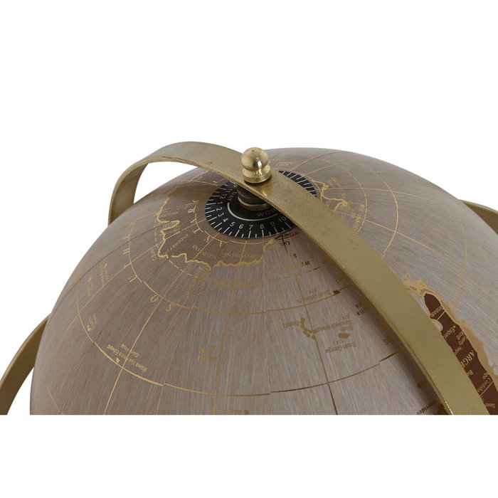 DKD Home Decor Globo Terráqueo Vintage Dorado Rosa Palo DKD Home Decor Globo Terráqueo Vintage Dorado Rosa Palo