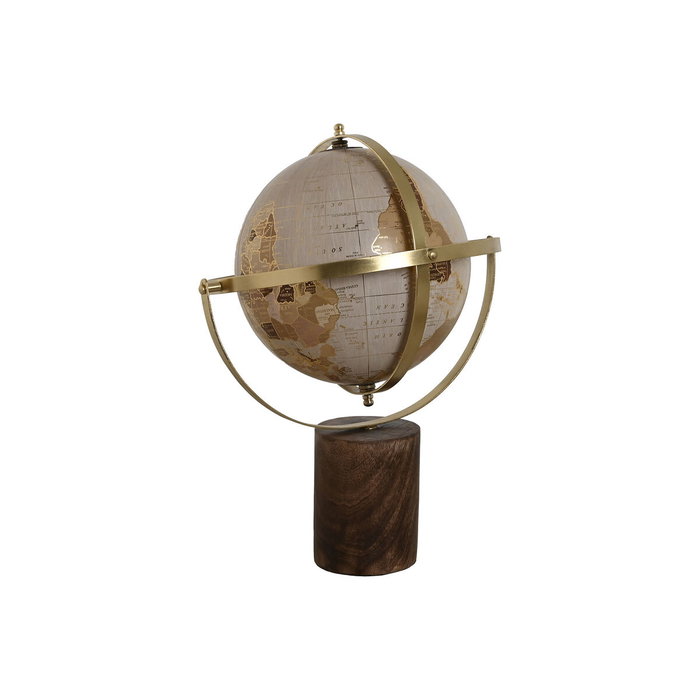 DKD Home Decor Globo Terráqueo Vintage Dorado Rosa Palo DKD Home Decor Globo Terráqueo Vintage Dorado Rosa Palo