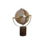 DKD Home Decor Globo Terráqueo Vintage Dorado Rosa Palo
