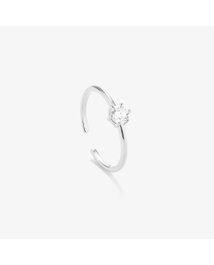 Radiant Anillo Solitario Silver BASICS Talla 54